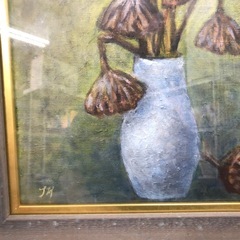 油絵　絵画の画像