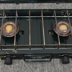 在庫のこり1点！！★限定入荷★掘り出し物！ForeWineds TWIN BURNER CB-55E カセットコンロの画像