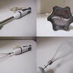 G∀7 ハンディブレンダー BRAUN MR5550MCA 中古品 ブラウン 検：ハンドミキサー スムージー みじん切り ホイップ 時短 便利家電 離乳食作りの画像