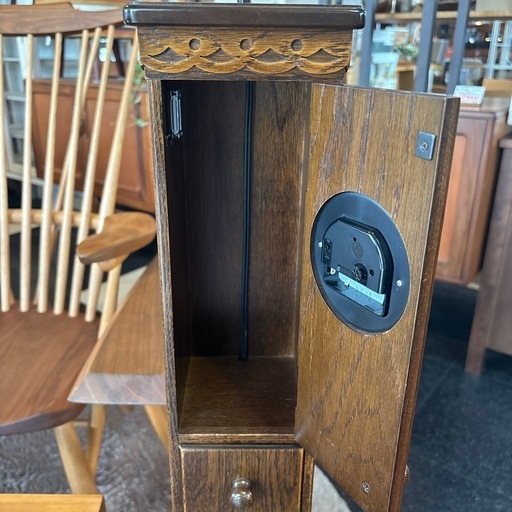 パリの雑貨屋 ランプ 時計付きキャビネット 時計 ランプ キャビネット オシャレ インテリア 収納