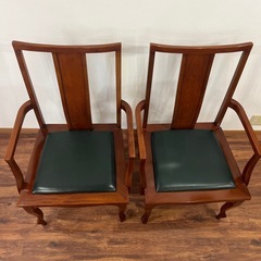 高級家具　ダイニングチェア　2脚
の画像