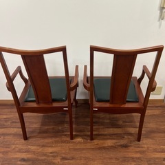 高級家具　ダイニングチェア　2脚
の画像