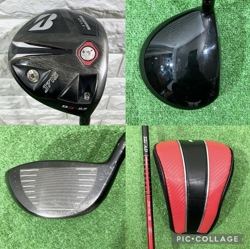 ゴルフセット　ブリヂストン J715等 男性用 ブリヂストン製 BRIDGESTONEキャディバッグ付 き　早い者勝ち