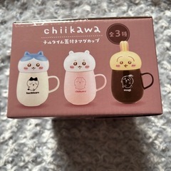 ちいかわ　チルタイム蓋つきマグカップ（うさぎ）③の画像
