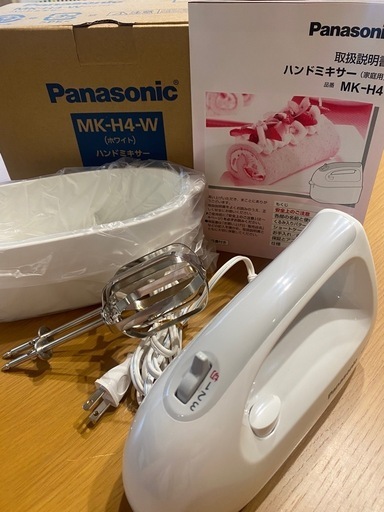 未使用？】ハンドミキサーPanasonic (まるしか) 西大寺の調理