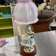 0519-404 アンティーク　陶器　卓上ランプ