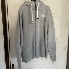 THE NORTH FACE グレー フルジップパーカーの画像
