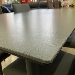 ほぼ未使用　セラミック製ダイニング5点セット　140cm 公田店の画像