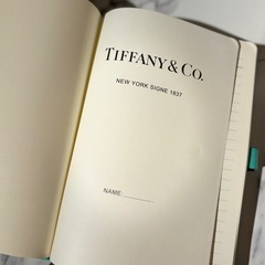 TIFFANY&Co. ティファニー レザー ノート 手帳 スケジュール帳 システム手帳 ビジネス 日記の画像