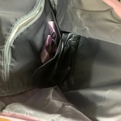 ★薄いパープル 紫のナイロン の ショルダーバッグにもなるリュックサック 未使用 新品 ★の画像