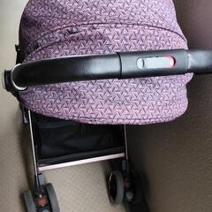 アップリカベビーカー　レインカバー付きの画像