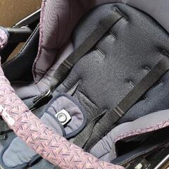 アップリカベビーカー　レインカバー付きの画像