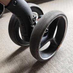 アップリカベビーカー　レインカバー付きの画像