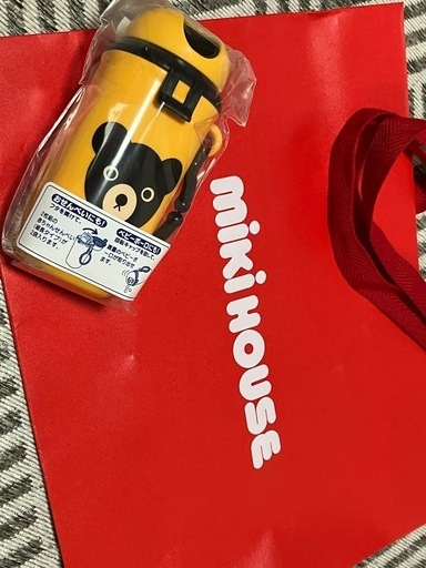新品未開封】ミキハウス おやつケース紙袋付き (プロフ必読