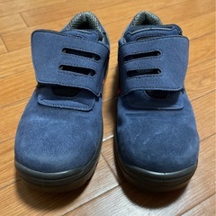 安全靴 ネイビー スエード23cm