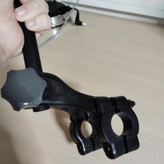 自転車傘ホルダー　さすべえ　がっちり2点止　日傘　雨傘　日焼け防止　ママチャリの画像