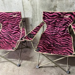 2脚セット　アウトドアチェア　折りたたみチェア　キャンプ用品