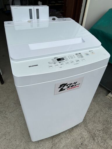 美品 IRIS OHYAMA 2021年製 洗濯機 6kg シンプルデザイン 美品】大阪送料無料☆3か月保障付き☆洗濯機☆アイリスオーヤマ☆6kg
