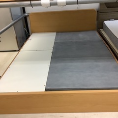 【リサイクルサービス八光】ダブルベッド　2口コンセント　収納付きの画像