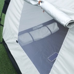 新品 ワンタッチ テント  内側全面UVシルバーコーティングの画像