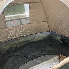 新品 ワンタッチ テント  内側全面UVシルバーコーティングの画像