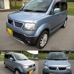 三菱ekアクティブ4WD 車検満タン【AT/パワステ/エアコンO...