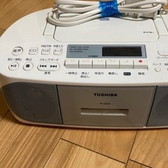 CD カセット ラジオ（TOSHIBA）