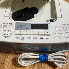 CD カセット ラジオ（TOSHIBA）の画像