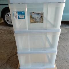 3段衣装ケースキャスター付き(引き取り予定あり)