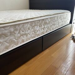 【出張買取ななつぼし】Sealy セミダブル マットレス ベッド ウチムラ家具にて購入の画像