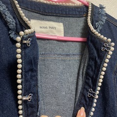 未使用品　ロイヤルパーティ　デニムジャケットの画像