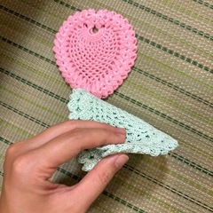 手作りコースターの画像
