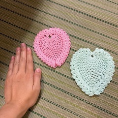 手作りコースターの画像