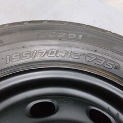 タイヤホイールセット　DUNLOP EC201  155/70R...