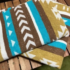 未使用 2枚セット  コーナン オリジナルブランド  southernport コットン ブランケット  チェアカバーの画像