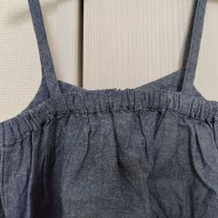 うさぎ柄キャミソールワンピースの画像