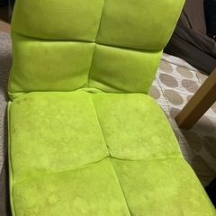 座椅子　黄緑　