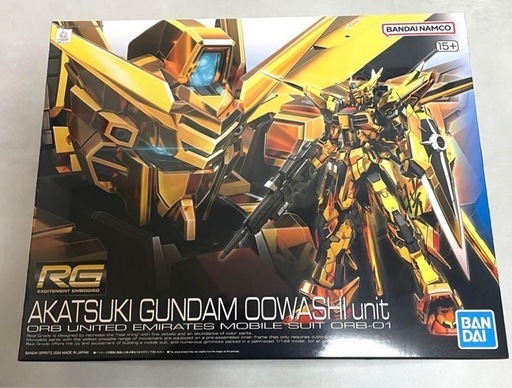 【新品】バンダイ RGアカツキガンダム（オオワシ装備）