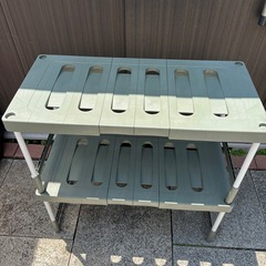 カインズ　押入れラック　2台セットの画像