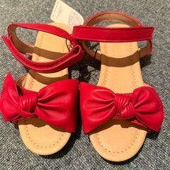 【お値下げ可】GU リボン付サンダル 20.0cm