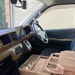 【値下げしました】ハイエースバン キャンピングカー コンパスドルクオレンジライン 4WD 足回り強化 充実オプション多数の画像