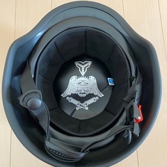 最終値下げ　新品未使用　ナチヘル　XLサイズ　ナチスヘルメット　軽量設計　オフブラック品　の画像