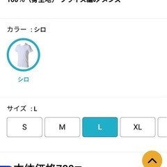 オーガニックコットン　メンズインナー　L 　ほぼ新品の画像
