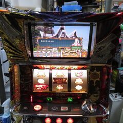 パチスロ実機 ロデオ モンスターハンター コイン不用機 ドアキー・設定キー付 スロット機 クレカ決済可能|江別市のリサイクルショップドロップの画像