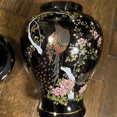 【半額】 蓋付き飾り壺 (とんた) 宮崎のインテリア雑貨/小物《置物 工芸品
