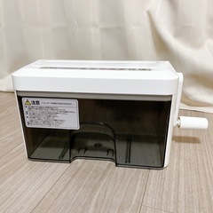 サンワサプライ　シュレッダー　手動