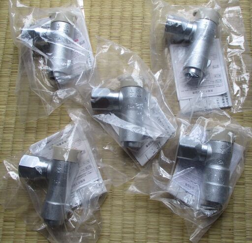 ☆光陽産業 LPガス用 10A 1/2 ULガス栓 フレキ直接続◆プッシュインパクト型・5個セット