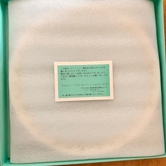 ティファニーピンクチューリップ（ブルー）ディナープレート　新品未使用の画像