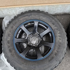 (最終値下げ)　希少　work　ジムニー用　タイヤホイールセットの画像