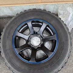 (最終値下げ)　希少　work　ジムニー用　タイヤホイールセットの画像